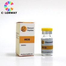 Private label 5000iu vial HCG human 2ml 5ml 10ml hologram vial box and label